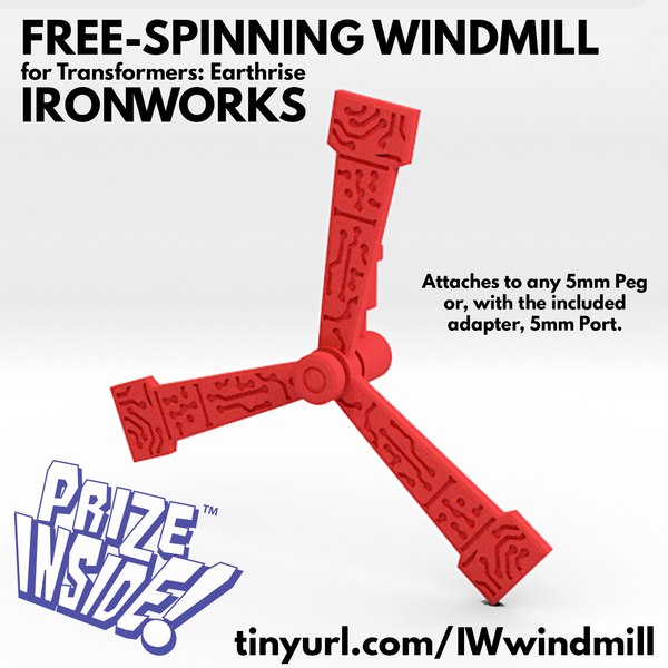 Earthrise Ironworks Windmill Accessory From Prize Inside!  (1 of 4)